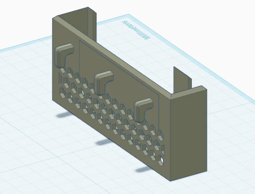 Giá treo pin NEEWER NP-F & sạc DU-F550 cho bảng IKEA SKÅDIS - Image 1
