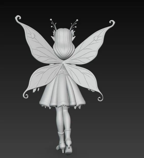 Mô hình Winter Fairy 3D: Nàng tiên mùa đông tuyệt đẹp để in tại nhà - Image 4