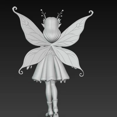 Mô hình Winter Fairy 3D: Nàng tiên mùa đông tuyệt đẹp để in tại nhà