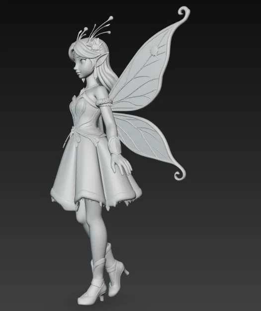 Mô hình Winter Fairy 3D: Nàng tiên mùa đông tuyệt đẹp để in tại nhà - Image 5