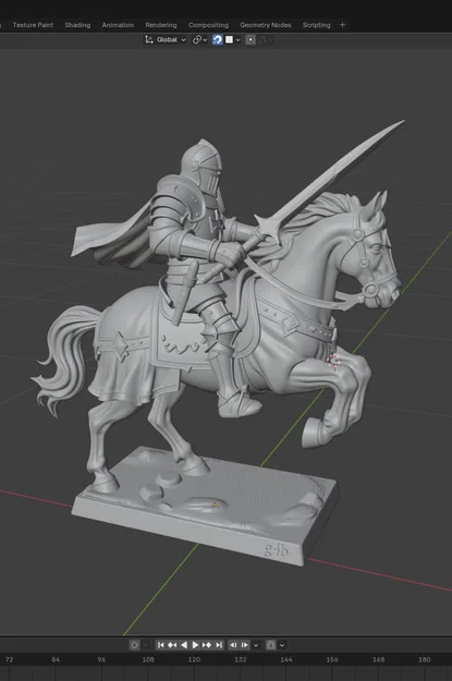 Mô hình kỵ sĩ cưỡi ngựa cực ngầu - Image 4