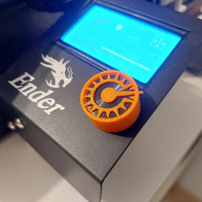 Nắp nút xoay Black Sun cho encoder wheel 26mm (Ender 3)