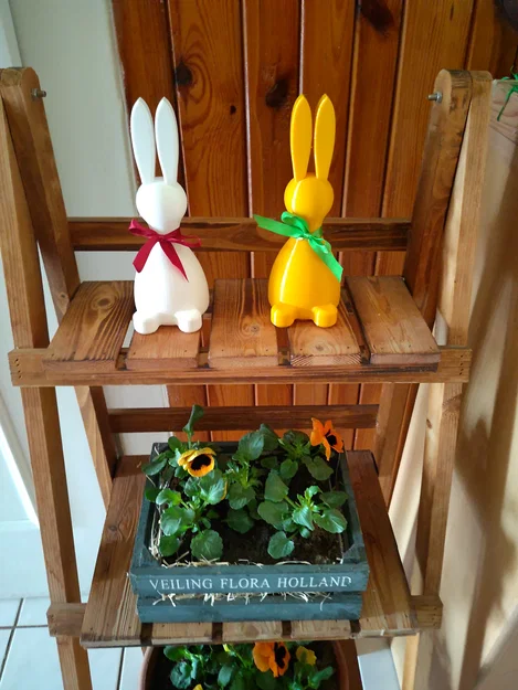 Mô hình 3D chú thỏ Phục sinh (Easter Bunny) trang trí siêu đáng yêu - Image 1
