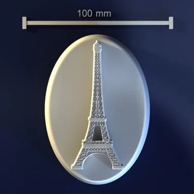 Mô hình 3D khuôn tháp Eiffel (Eifel Tower_OGg0T)