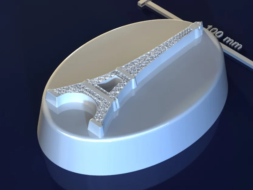 Mô hình 3D khuôn tháp Eiffel (Eifel Tower_OGg0T) - Image 2