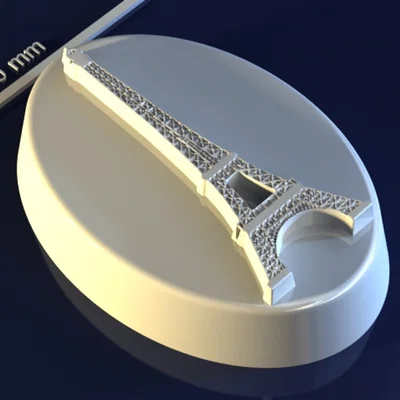 Mô hình 3D khuôn tháp Eiffel (Eifel Tower_OGg0T)