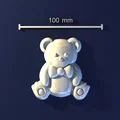 Mô hình khuôn đúc hình chú gấu (Bear_TzjPLTz) - Thumbnail 1