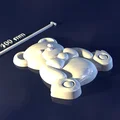 Mô hình khuôn đúc hình chú gấu (Bear_TzjPLTz) - Thumbnail 2