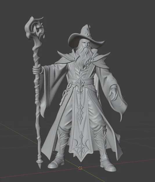 Mô hình phù thủy huyền ảo (Epic fantasy wizard) - Image 3