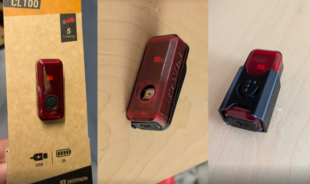 Nút bấm thay thế cho đèn hậu DECATHLON CL 100 – File in 3D - Image 1