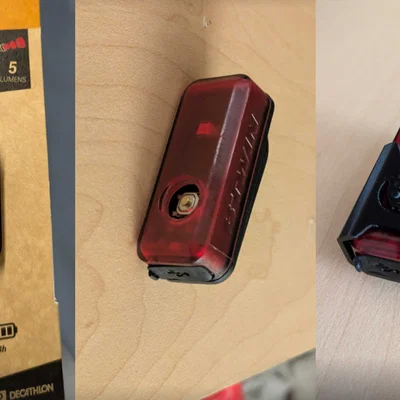 Nút bấm thay thế cho đèn hậu DECATHLON CL 100 – File in 3D