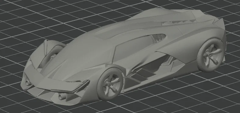 Mô hình siêu xe Lamborghini Terzo Millennio 3D cực ngầu để trưng bày - Image 1