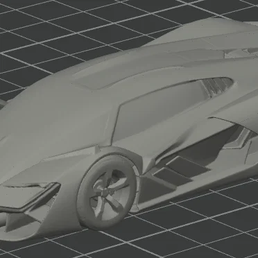 Mô hình siêu xe Lamborghini Terzo Millennio 3D cực ngầu để trưng bày