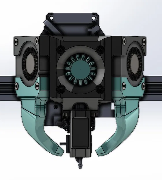 Ender 3 v3 SE Dual 4010 Fan v2 - Quạt kép cải tiến - Image 1