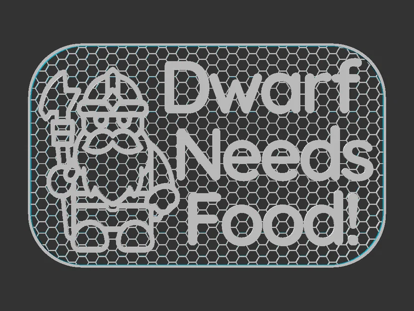 Bảng hiệu Dwarf Needs Food - Image 3
