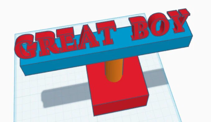 Mẫu in 3D Cúp GREAT BOY vinh danh tinh thần cho bé trai - Image 1