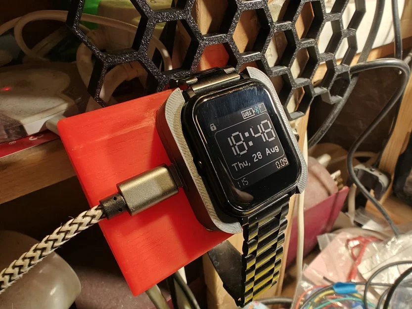 Đế sạc tháo rời kèm giá đỡ cho Bangle.js 2 - Image 4