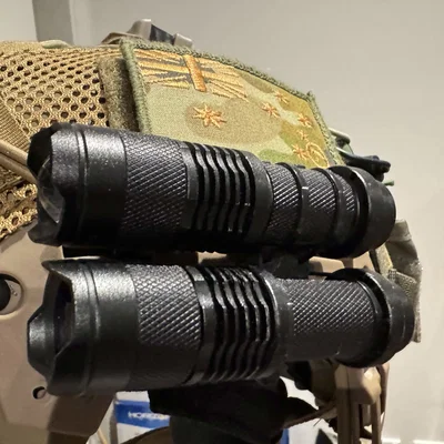 Giá đỡ đèn pin kép cho mũ bảo hiểm Team Wendy