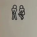 Biển báo nhà vệ sinh 3D nghệ thuật - Man and Woman Lavatory - Thumbnail 2