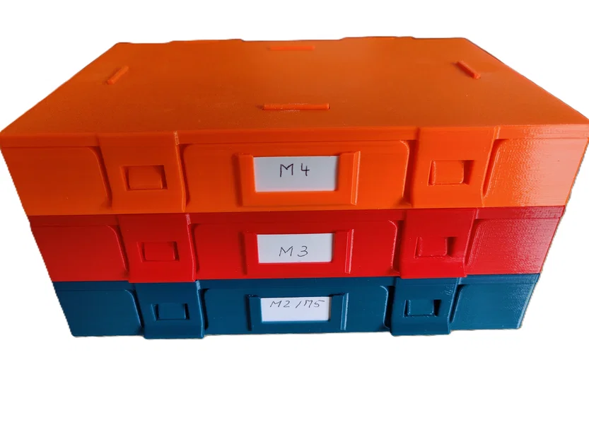 Hộp phân loại đồ dùng kèm nắp khóa gài và các ngăn tùy chỉnh - Image 2