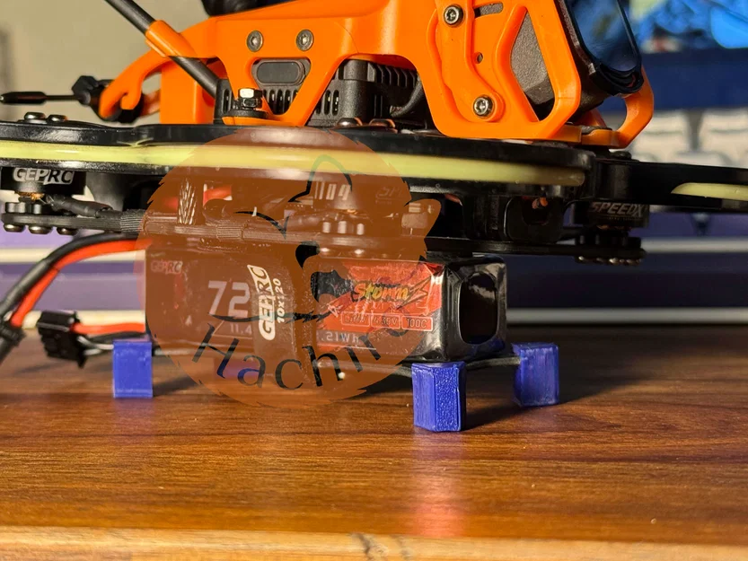 Bộ đế/cản bảo vệ pin cho Geprc Darkstar22 - Image 2