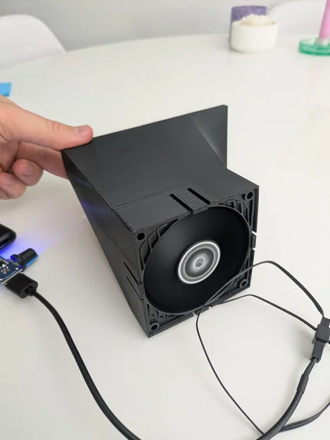 Ống dẫn nhiệt IKEA Kallax cho quạt tản nhiệt Synology NAS và Fritz Box - Image 2