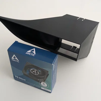 Ống dẫn nhiệt IKEA Kallax cho quạt tản nhiệt Synology NAS và Fritz Box