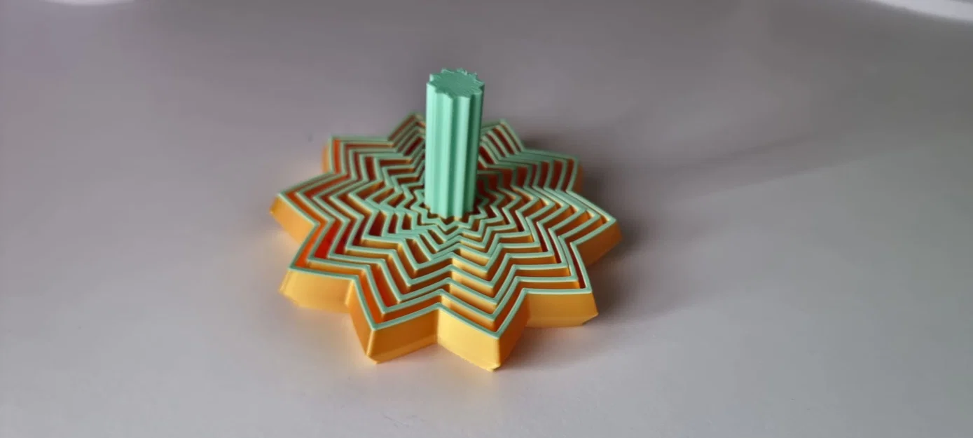 Mô hình ngôi sao thu gọn (Telescopic star fidget) - Image 2