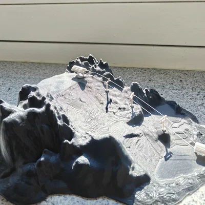 Mô hình Núi trượt tuyết có cáp treo