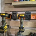 Giá đỡ pin Dewalt đa năng (có tích hợp giá treo máy khoan) - Thumbnail 1