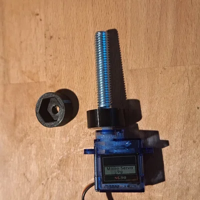 Đầu chuyển đổi Servo 9g sang bu lông M8 (Hex Adapter)
