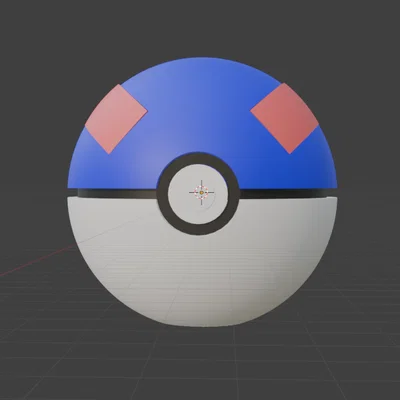 Mô hình Great Ball (Pokeball)