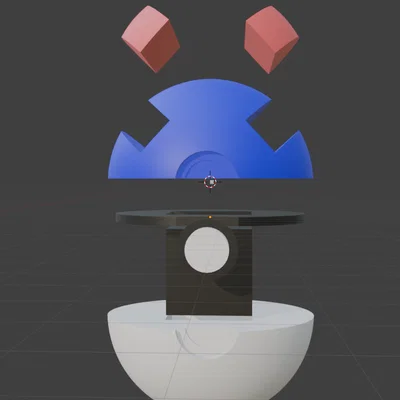 Mô hình Great Ball (Pokeball)