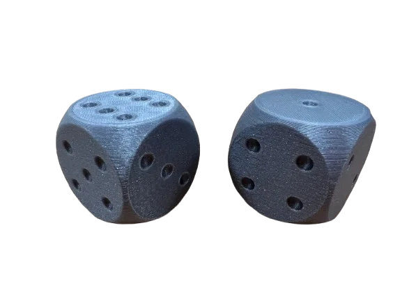 Mô hình xúc xắc (xí ngầu) in 3D cổ điển dễ in tại nhà - Image 1