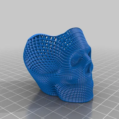 Ống cắm bút hình đầu lâu (Skull Pencil Holder) độc đáo - File in 3D