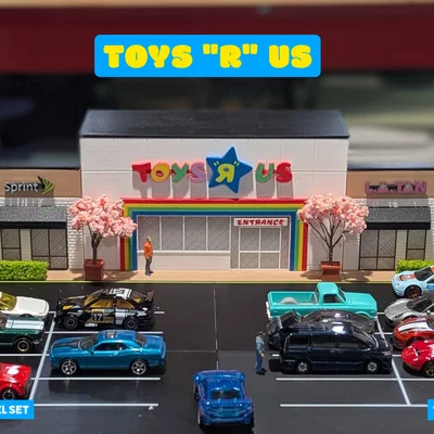 Bộ Mô Hình Toys R Us - Diorama Tỷ Lệ 1:64