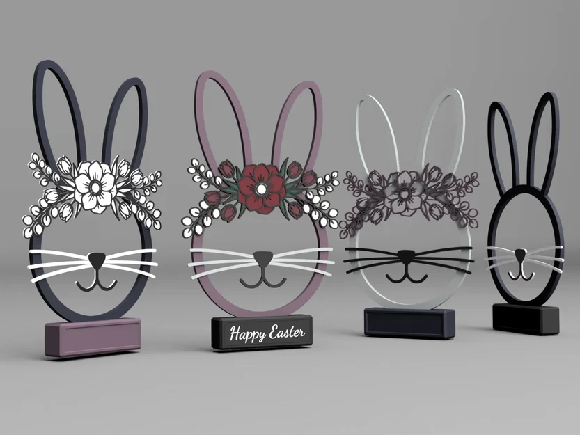 Mô hình Thỏ Phục sinh (Easter Bunny) trang trí - Image 3