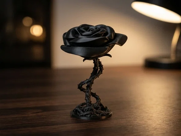 Hoa Hồng Với Thân Dây Gai - Image 1