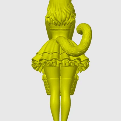 Mô hình cô nàng mèo Cat-girl Phục sinh 1