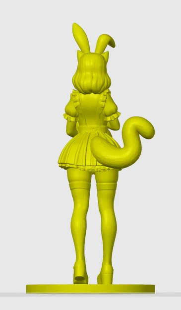 Mô hình cô nàng mèo cat-girl chủ đề Phục sinh 2 - Image 2