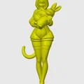 Mô hình Anime cat-girl phiên bản Phục sinh - Thumbnail 1