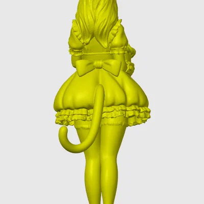 Mô hình Easter cat-girl 3