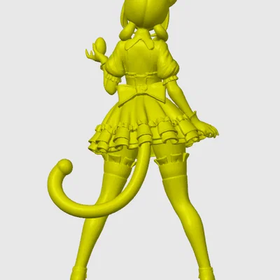 Mô hình Anime cat-girl phiên bản Phục sinh số 21