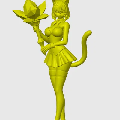 Mô hình cô gái mèo phong cách Anime - Bộ 4 nhân vật