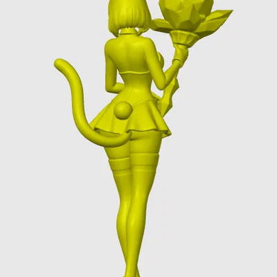 Mô hình cô gái mèo phong cách Anime - Bộ 4 nhân vật