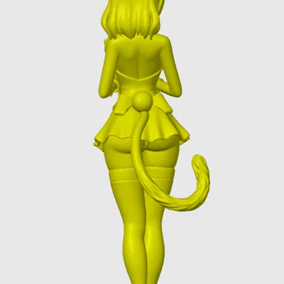 Mô hình Anime cat-girl phiên bản 19