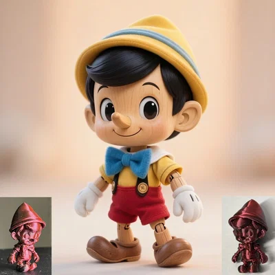 Mô hình Chibi Pinocchio dễ thương