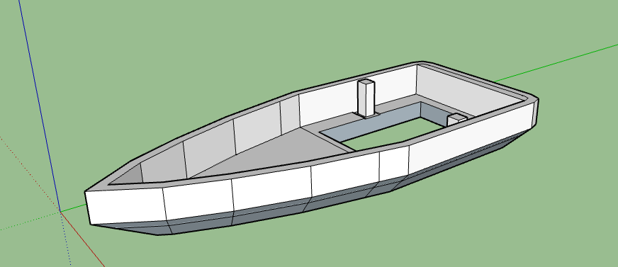 Mô hình thuyền lên dây cót (Wind-up Boat) - Image 1