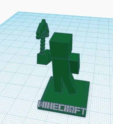 Mô hình nhân vật Minecraft (Player Statue) in 3D đẹp mắt - Image 1