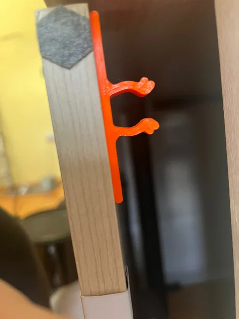 Ngàm Kẹp Ốp Tủ Giả Có Lỗ Bắt Vít & Chốt Đi Kèm (Khớp Snap-on) - Image 1